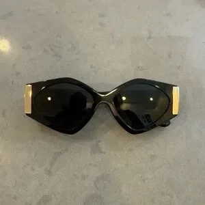 Dolce and Gabbana 4396 Black and Gold Sunglasses Dolce & Gabbana DG 4396 - 501/87 Black | Sunglasses Woman main image 4